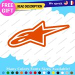 Fits Stars Alpinestars Decals Stickers Vinyl Motocross Moto Alpine Helmet MotoGP - Image 3