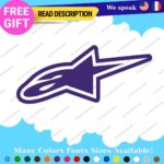 Fits Stars Alpinestars Decals Stickers Vinyl Motocross Moto Alpine Helmet MotoGP - Image 6