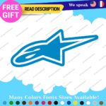 Fits Stars Alpinestars Decals Stickers Vinyl Motocross Moto Alpine Helmet MotoGP - Image 9