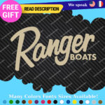 Fits Ranger Boat Decals stickers Vinyl Bass Fishing VS VX Trail Armor Vintage - Image 28