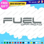 Fit Fuel Off Road Decall Sticker Vinyl Rim Wheels Mag Truck All Drive AWD Ring - Image 14