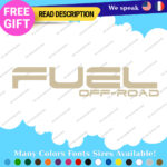 Fit Fuel Off Road Decall Sticker Vinyl Rim Wheels Mag Truck All Drive AWD Ring - Image 16