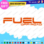 Fit Fuel Off Road Decall Sticker Vinyl Rim Wheels Mag Truck All Drive AWD Ring - Image 3