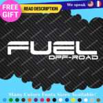 Fit Fuel Off Road Decall Sticker Vinyl Rim Wheels Mag Truck All Drive AWD Ring - Image 23
