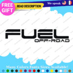 Fit Fuel Off Road Decall Sticker Vinyl Rim Wheels Mag Truck All Drive AWD Ring - Image 24