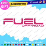 Fit Fuel Off Road Decall Sticker Vinyl Rim Wheels Mag Truck All Drive AWD Ring - Image 4