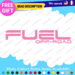 Fit Fuel Off Road Decall Sticker Vinyl Rim Wheels Mag Truck All Drive AWD Ring - Image 5