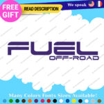 Fit Fuel Off Road Decall Sticker Vinyl Rim Wheels Mag Truck All Drive AWD Ring - Image 6