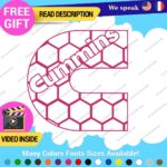 Fits Cummins Diesel D Decals Stickers Vinyl Engine Trucks Generator Turbo  Power - Image 11