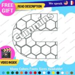 Fits Cummins Diesel D Decals Stickers Vinyl Engine Trucks Generator Turbo  Power - Image 14