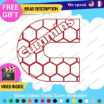 Fits Cummins Diesel D Decals Stickers Vinyl Engine Trucks Generator Turbo  Power - Image 9