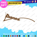 Fits Guitar Ibanez Decals Stickers Vinyl Swoosh Jem Headstock Old Vintage Amp - Image 7