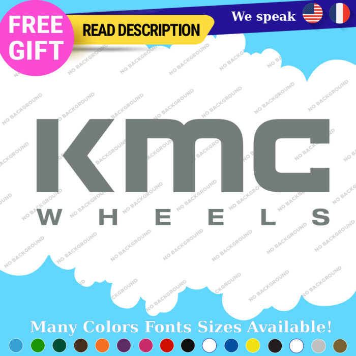 Fits KMC Wheels Decals Stickers Vinyl Offroad Rims Drags UTV Racing Overland - Image 13