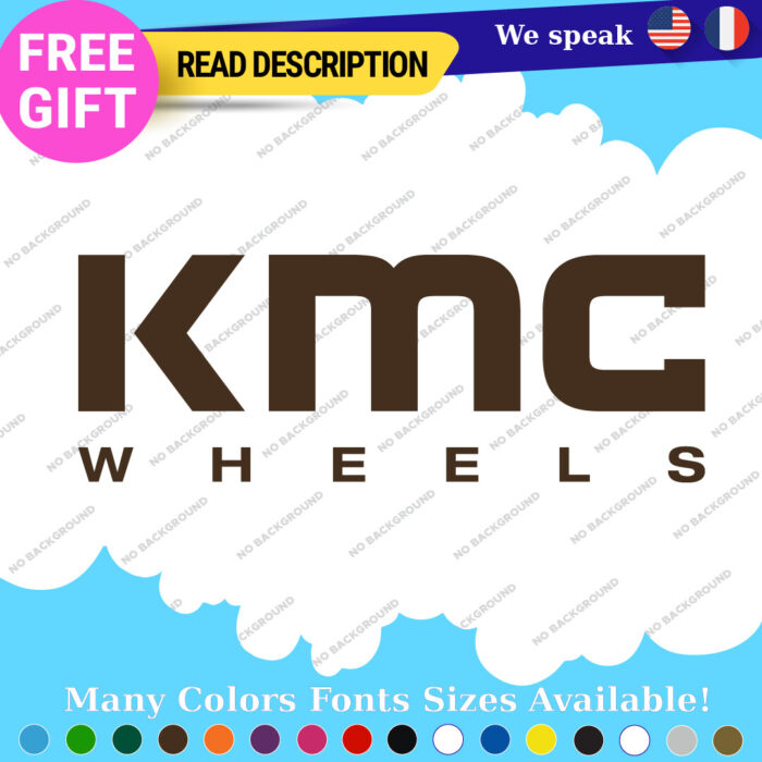 Fits KMC Wheels Decals Stickers Vinyl Offroad Rims Drags UTV Racing Overland - Image 14