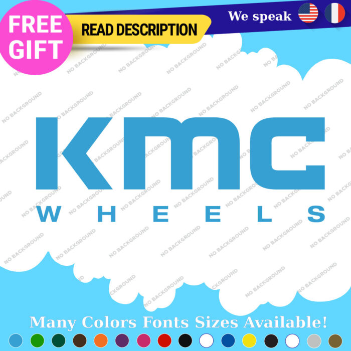 Fits KMC Wheels Decals Stickers Vinyl Offroad Rims Drags UTV Racing Overland - Image 18