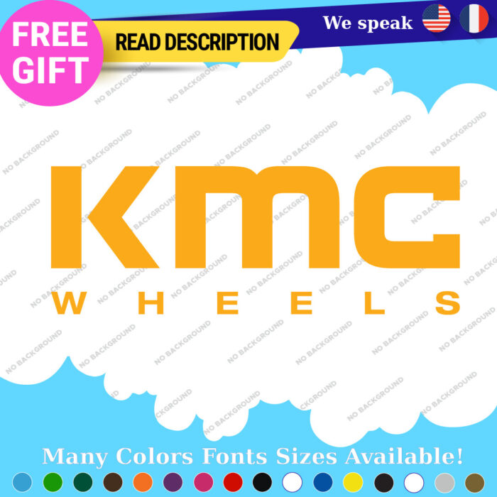 Fits KMC Wheels Decals Stickers Vinyl Offroad Rims Drags UTV Racing Overland - Image 20