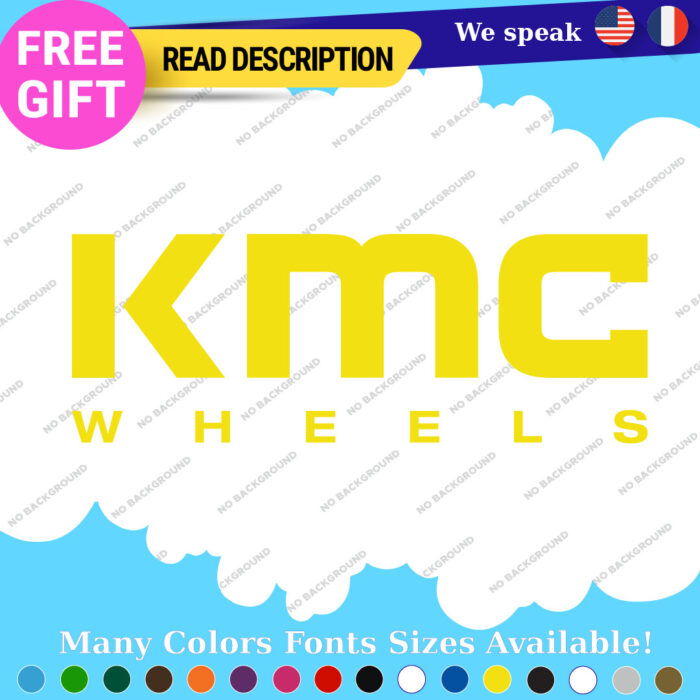 Fits KMC Wheels Decals Stickers Vinyl Offroad Rims Drags UTV Racing Overland - Image 24