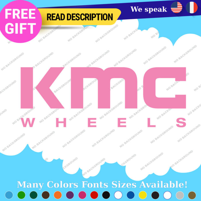 Fits KMC Wheels Decals Stickers Vinyl Offroad Rims Drags UTV Racing Overland - Image 5