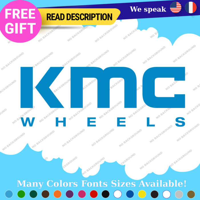 Fits KMC Wheels Decals Stickers Vinyl Offroad Rims Drags UTV Racing Overland - Image 8