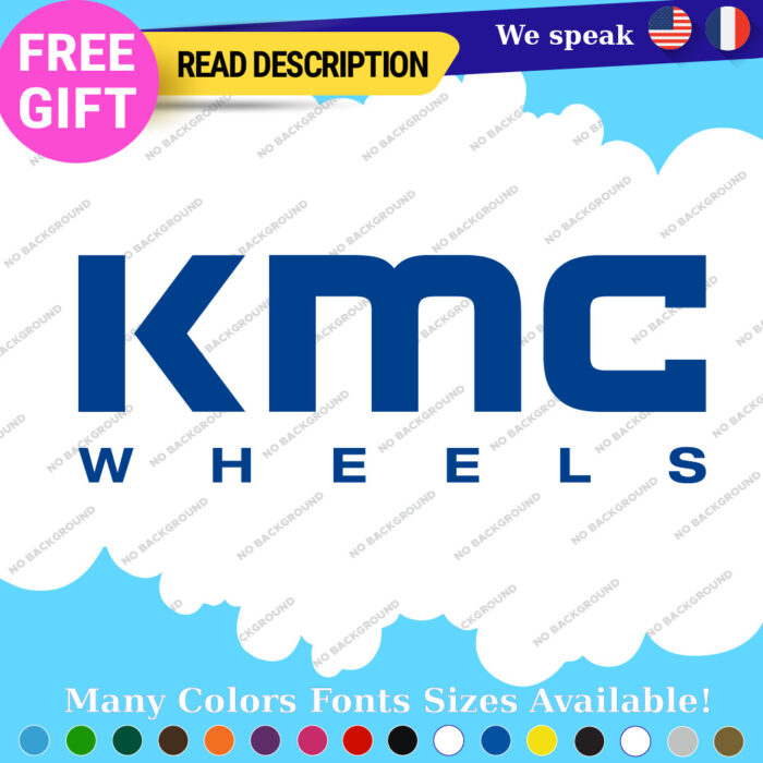 Fits KMC Wheels Decals Stickers Vinyl Offroad Rims Drags UTV Racing Overland - Image 9