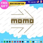 Fits Momo italy Wheels Steering Decals Stickers Vinyl Racing Corse Rally Rims - Image 19