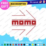 Fits Momo italy Wheels Steering Decals Stickers Vinyl Racing Corse Rally Rims - Image 3