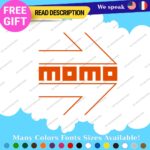 Fits Momo italy Wheels Steering Decals Stickers Vinyl Racing Corse Rally Rims - Image 4