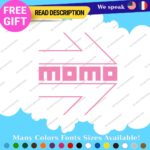 Fits Momo italy Wheels Steering Decals Stickers Vinyl Racing Corse Rally Rims - Image 6