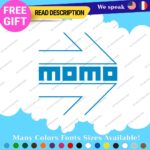 Fits Momo italy Wheels Steering Decals Stickers Vinyl Racing Corse Rally Rims - Image 10