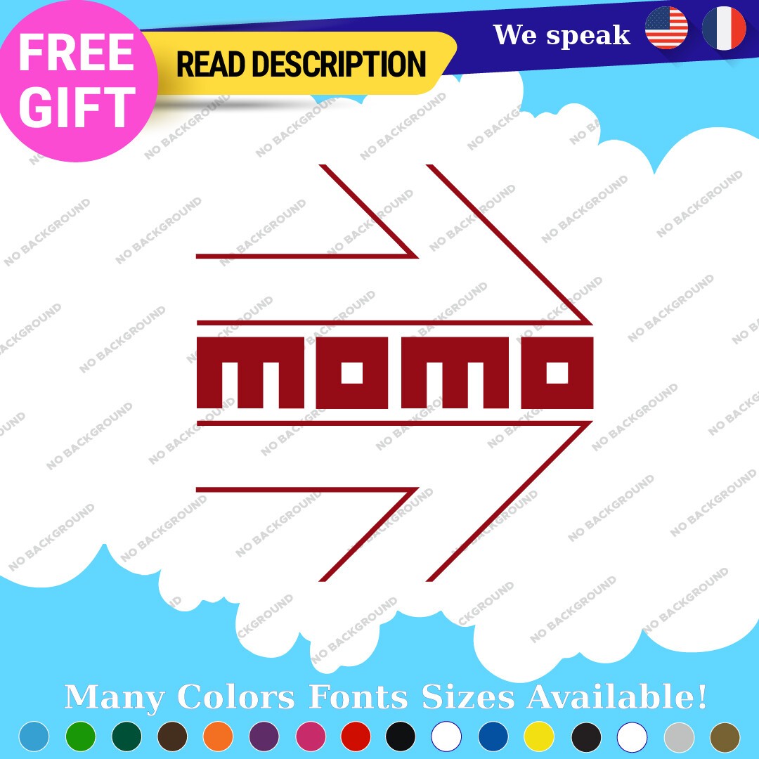 Fits Momo Italy Wheels Steering Decals Stickers Vinyl Racing Corse Rally Rims 297353858374 Fits Momo italy Wheels Steering Decals Stickers Vinyl Racing Corse Rally Rims - Image 1