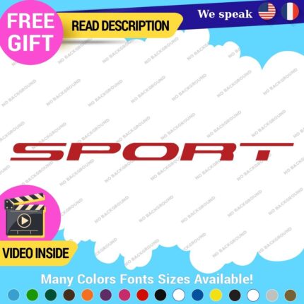 Sport 4X4 Off Road  2 All Wheel Drive Decals Stickers Vinyl Truck Bedside 4 X 4