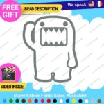 Domo Kun Monster Peeking Fun Decal Sticker Vinyl Illest Drift Dub Turbo JDM Car - Image 19