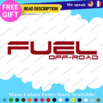 Fit Fuel Off Road Decall Sticker Vinyl Rim Wheels Mag Truck All Drive AWD Ring - Image 27