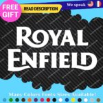 Fits Royal Enfield Decals Stickers Vinyl Moto Bike Tank Motorcycle Vintage Old