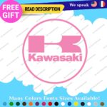 Fits Kawasaki Decals Stickers Vinyl Moto Bike Vintage Motocross Team Cafe Racing - Image 23