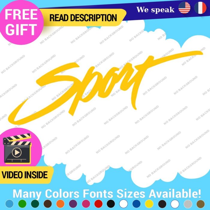 Sport 4X4 Off Road 2 All Wheel Drive Decals Stickers Vinyl Truck Bedside Chevy - Image 3