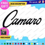 Fits Camaro Decals Stickers Vinyl Chevrolet Z28 RS Chevy Corvette Script - Image 3