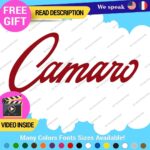 Fits Camaro Decals Stickers Vinyl Chevrolet Z28 RS Chevy Corvette Script - Image 6