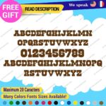 Extra Large Custom Text Name Cowboy Sign Font Lettering Decals Vinyl Stickers - Image 3