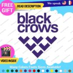 Fits Black Crows Snowboard Decals Sticker Vinyl Skis Poles Binding Boots Snows - Image 11