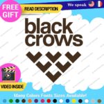 Fits Black Crows Snowboard Decals Sticker Vinyl Skis Poles Binding Boots Snows - Image 20