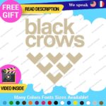Fits Black Crows Snowboard Decals Sticker Vinyl Skis Poles Binding Boots Snows - Image 21