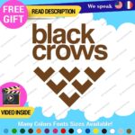 Fits Black Crows Snowboard Decals Sticker Vinyl Skis Poles Binding Boots Snows - Image 24