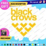 Fits Black Crows Snowboard Decals Sticker Vinyl Skis Poles Binding Boots Snows - Image 4