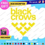 Fits Black Crows Snowboard Decals Sticker Vinyl Skis Poles Binding Boots Snows - Image 5