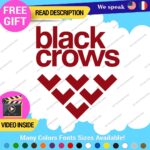 Fits Black Crows Snowboard Decals Sticker Vinyl Skis Poles Binding Boots Snows - Image 6