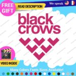 Fits Black Crows Snowboard Decals Sticker Vinyl Skis Poles Binding Boots Snows - Image 9