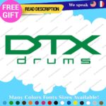 Fits DTX Drums Yamaha  Decals Stickers Vinyl Replacement Band Percussion Bass - Image 18