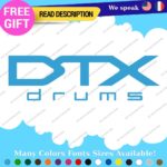 Fits DTX Drums Yamaha  Decals Stickers Vinyl Replacement Band Percussion Bass - Image 25