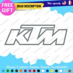 Fits KTM Decals Stickers Vinyl Racing Motocross Team Duke SX SXF Moto Bike Dirty - Image 15